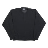 NIKE Mens Black Outdoor Jacket L Polyester Blend Zip Plain Sportswear