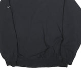 NIKE Mens Black Outdoor Jacket L Polyester Blend Zip Plain Sportswear