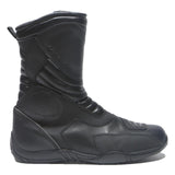 Polo Motorbike Boots Mens High Leather Black UK 10 Protective Ankle Footwear