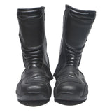 Polo Motorbike Boots Mens High Leather Black UK 10 Protective Ankle Footwear