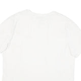 TOMMY HILFIGER Mens White T-Shirt XL Short Sleeve Crew Neck Minimal Logo