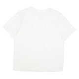 TOMMY HILFIGER Mens White T-Shirt XL Short Sleeve Crew Neck Minimal Logo