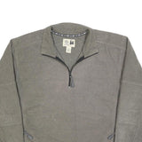 BASS AMERICAN CLASSICS Mens Grey Pullover Plain Crew Neck Basic Knit L Polyester