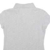 TOMMY HILFIGER Womens Grey Polo Shirt M Ryder Cup Embroidered Logo Classic