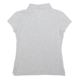 TOMMY HILFIGER Womens Grey Polo Shirt M Ryder Cup Embroidered Logo Classic