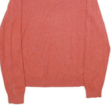 CHARLES VOGELE Mens Coral Plain Cotton Blend V Neck Basic Knit M Jumper