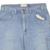 LEVI'S Mens Denim Shorts Light Blue XL W40 Casual Cotton Blend Classic Fit