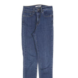 LEVI'S 721 Womens Jeans Blue Slim Skinny Denim Medium W27 L32 Stretch Cotton