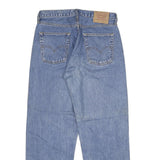 LEVI'S 519 Mens Jeans Blue Relaxed Tapered Denim Medium W30 L29 Zip Closure