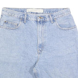ARIZONA JEAN COMPANY Mens Denim Light Blue Loose Fit Shorts M W34 Casual Summer