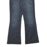 LEVI'S Womens Blue Regular Flared Denim Medium W28 L27 Jeans Cotton Blend Zip