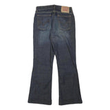 LEVI'S Womens Blue Regular Flared Denim Medium W28 L27 Jeans Cotton Blend Zip