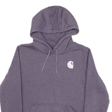 CARHARTT Womens Purple Hoodie M Cotton Blend Casual Pullover Sweatshirt