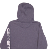 CARHARTT Womens Purple Hoodie M Cotton Blend Casual Pullover Sweatshirt