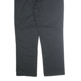 DICKIES Mens Cotton Blend Black Regular Fit Straight Leg Trousers W38 L32