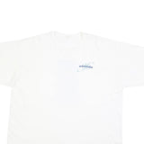 JOSTENS Mens White XL Graphic T-Shirt Short Sleeve Crew Neck Cotton Blend