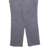 CARHARTT Womens Loose Fit Blue Workwear Trousers W34 L30 Cotton Blend Zip