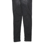 GUESS Womens Jeans Black Slim Skinny Denim Medium W26 L30 Stylish Zip Closure