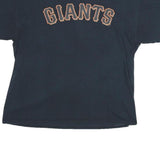 MAJESTIC Mens Black Giants Graphic T-Shirt XL Cotton Crew Neck Short Sleeve
