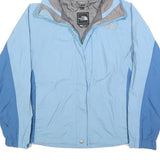 THE NORTH FACE Womens Blue & Light Blue Zip Jacket M Polyester Blend Outdoor