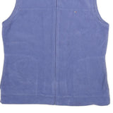 TOMMY HILFIGER Mens Blue Sleeveless Zip Jacket M Polyester Plain Casual