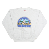 HANES Mens Grey Bay Area Oregon Crew Neck L Cotton Graphic Sweatshirt