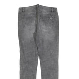 MICHAEL KORS Womens Slim Fit Grey Denim Slim Jeans W30 L30 Cotton Blend Zip