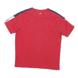 FILA Mens Red & Blue Graphic T-Shirt XL Short Sleeve Crew Neck Sportswear