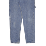 KARL KANI Womens Jeans Blue Relaxed Straight Denim Medium W32 L32 Embroidered