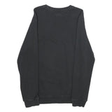 ADIDAS Mens Black Originals Crew Neck S Cotton Logo Sweatshirt Casual