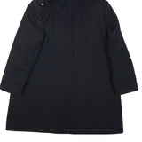 NAUTICA Mens Black Cotton Blend Duffle Jacket 2XL Zip Hooded Classic Fit