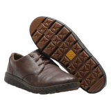 DR MARTENS Backline Lo Derby Shoes Brown Leather Mens UK 8