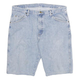WRANGLER Mens Shorts Blue Denim 2XL W38 Cotton Blend Casual Summer