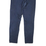 CALVIN KLEIN JEANS Womens Slim Blue Denim Dark Zip W30 L31 Stylish Comfortable