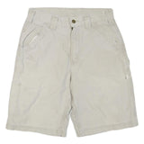CARHARTT Mens Shorts Beige Casual Plain M W30 Cotton Blend Workwear