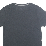 RUSSELL ATHLETIC Mens Grey T-Shirt 2XL Short Sleeve Crew Neck Cotton Blend
