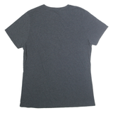 RUSSELL ATHLETIC Mens Grey T-Shirt 2XL Short Sleeve Crew Neck Cotton Blend