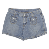 RALPH LAUREN Womens Denim Blue Shorts M W28 Casual Cotton Blend