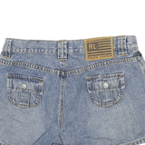 RALPH LAUREN Womens Denim Blue Shorts M W28 Casual Cotton Blend