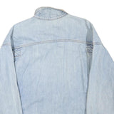 LEVI'S Mens Light Blue Cotton Blend Denim Trucker XL Button Vintage Jacket