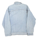 LEVI'S Mens Light Blue Cotton Blend Denim Trucker XL Button Vintage Jacket