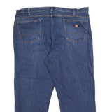 DICKIES Mens Jeans Blue Regular Straight Denim W42 L27 Classic Zip Closure