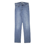 LEVI'S Womens Slim Light Blue Denim Jeans Cotton Blend Zip W30 L33 Casual