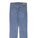 LEVI'S Womens Slim Light Blue Denim Jeans Cotton Blend Zip W30 L33 Casual