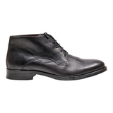 MERCEDES Lace-Up Boots Black Leather Mens UK 9.5