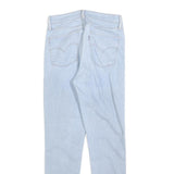 LEVI'S 721 Womens Jeans Blue Slim Skinny Denim Light W27 L28 Stretch Cotton