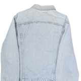 LEVI'S Mens Blue Denim Button Jacket M Cotton Classic Fit Casual