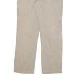 CARHARTT Mens Cotton Blend Beige Relaxed Straight Trousers W36 L34 Workwear