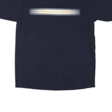 CHAPS RALPH LAUREN Mens Navy Blue Graphic T-Shirt M Short Sleeve Crew Neck