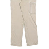 CARHARTT Mens Cotton Blend Beige Relaxed Straight Trousers W32 L32 Workwear